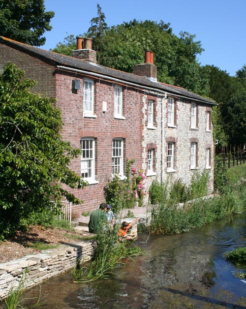 Workers cottages at Crabble Corn Mill