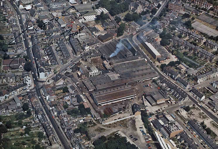 extent of Dover Engineering works - aerial photo