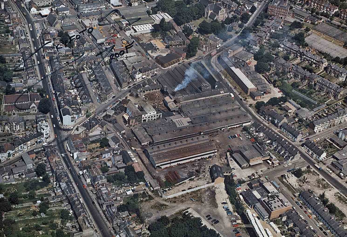 extent of Dover Engineering works - aerial photo